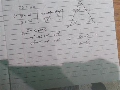 In The Adjacent Figure Find The Value Of X Y Z And A B C