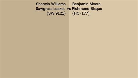 Sherwin Williams Sawgrass Basket Sw Vs Benjamin Moore Richmond