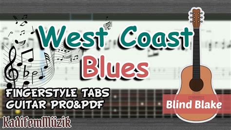 Blind Blake West Coast Blues Easy Fingerstyle Guitar Tutorial Tabs