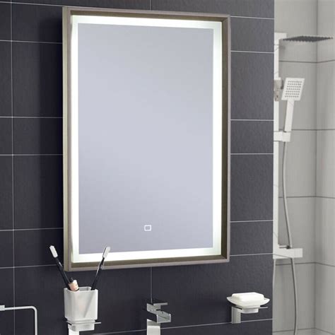 Anti Fog Led Illuminated Bathroom Mirror Touch Sensor Mybath Modern
