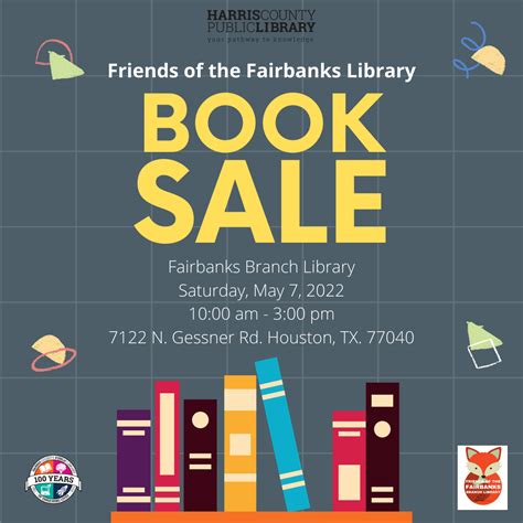 Book Sale at Fairbanks Library on 5/7/2022 (Harris County Public ...