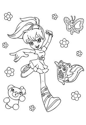 Coloriages Coloriage Du Chien De Polly Polly Pocket Chien Okgo Net