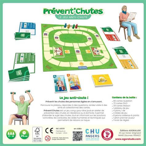 Prévent Chutes Le jeu de Prévention des chutes personnes âgées