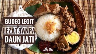 Resep Gudeg Jogja Merah Tanpa Daun Jati