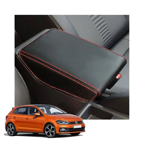 LFOTPP Coussin de boîte d accoudoir de voiture pour 2018 2022 VW Polo