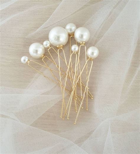 Ivorypearl Antique Style Wedding Hair Pins Wedding Pins Pearls Hair