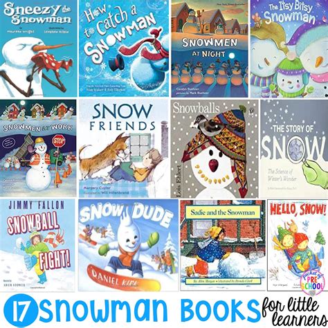 17 Snowman Books for Little Learners - Pocket of Preschool