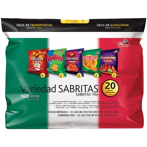 Sabritas Mix Variety Pack 20-1 oz. Bags - Walmart.com