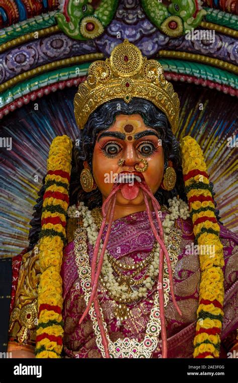 Colorful statues in a Hindu Temple Stock Photo - Alamy