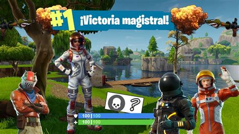 Fortnite Battle Royale Partida Ganada Pc Youtube