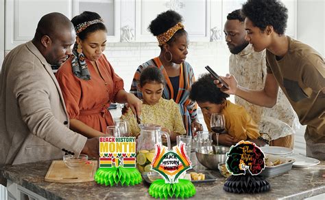 Amazon Black History Month Party Decorations Honeycomb Table