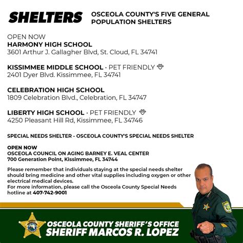 Osceola County Sheriff's Office on Twitter: "Updated information on ...