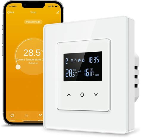 MIUCDA Thermostat Fussbodenheizung Elektrisch WiFi 16A Raumthermostat