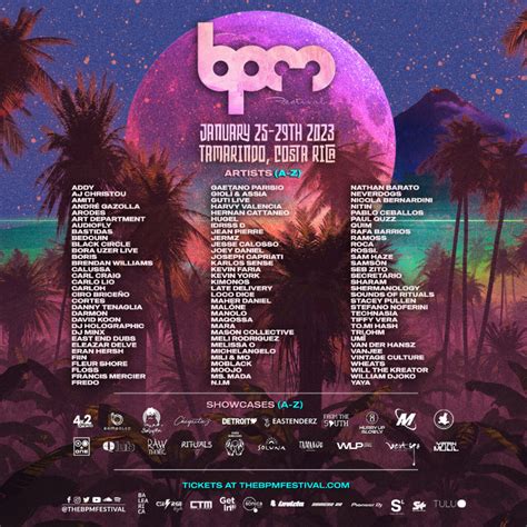 The Bpm Festival Costa Rica Revela Su Lineup Para Su Edici N