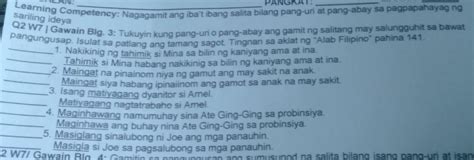 Panuto Tukuyin Kung Anong Uri Ng Pang Abay Pamanahon Ang Mga Salitang