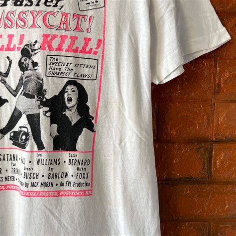 Vintage 80s Faster Pussycat Kill Kill 1965 Cult Indie Sexploitation Movie By Russ Meyer T Shirt