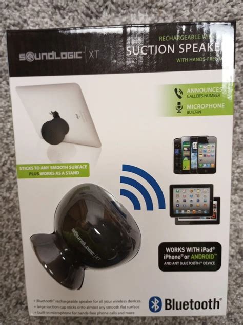 Soundlogic XT Suction Speaker Bluetooth Rechargeable Wireless