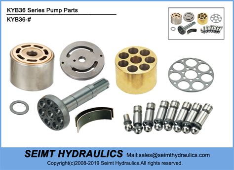 Rebuild Kyb Rotary Group And Spare Part Seimt Hydraulics