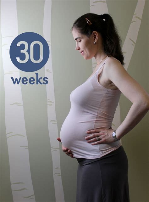 30 Weeks Pregnant Belly