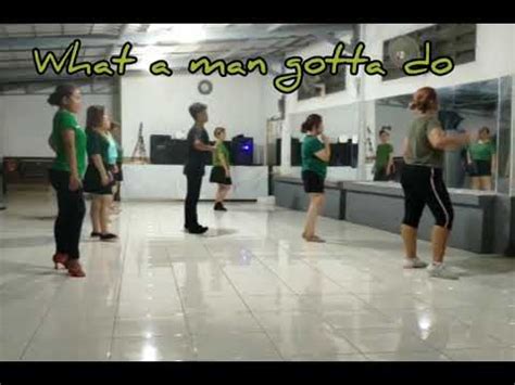 What A Man Gotta Do Line Dance Julia Wetzel YouTube