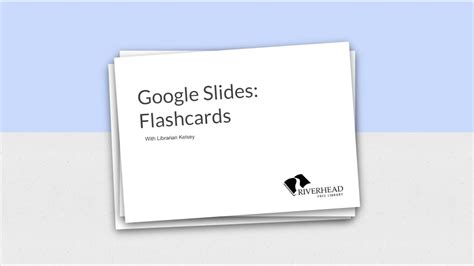 Flashcard Template Google Slides