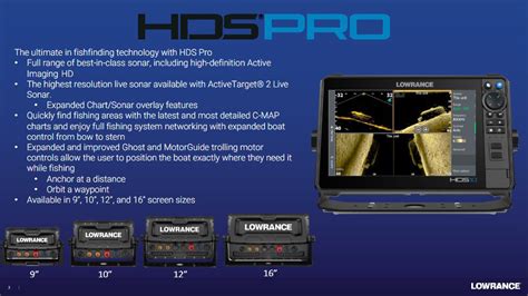 Lowrance Hds Pro With Active Imaging Hd In Transducer Row