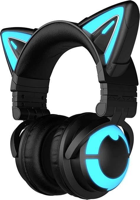 Yowu Rgb Cat Ear Headphone S Wireless Foldable Gaming Headset With