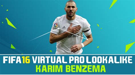 Fifa 16 Virtual Pro Lookalike Tutorial Karim Benzema Youtube