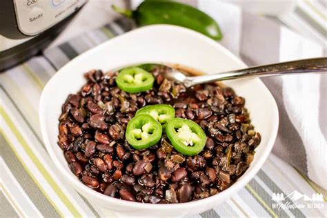 C Mo Cocinar Frijoles Negros En Una Olla A Presi N Olla Instant Nea