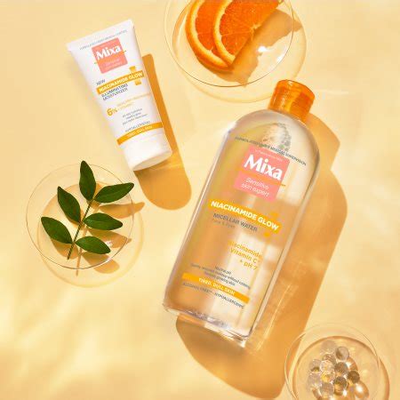 Mixa Niacinamide Glow Micellar Water With A Brightening Effect Notino