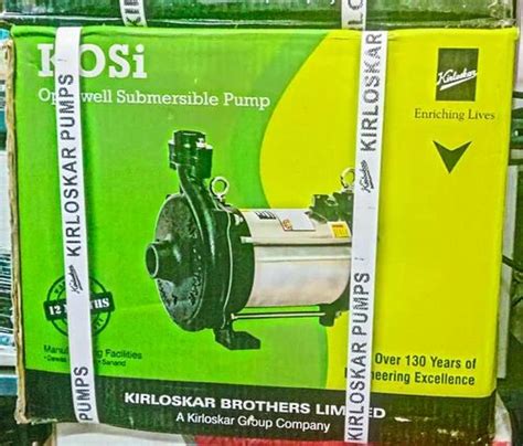 Single Stage Pump Kirloskar Kos Openwell Submersible Pumps Coimbatore