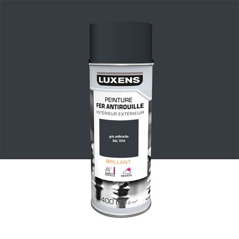 Peinture A Rosol Antirouille Luxens Gris Anthracite Ral Brillant