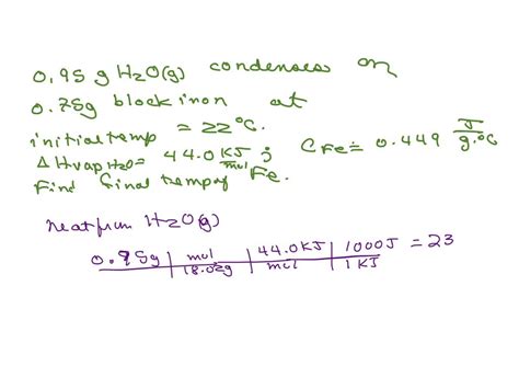 SOLVED If The Heat Released During Condensation Goes Only To Warming