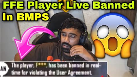 Neyoo Shocking Reaction On FFE Player Live Ban In BMPS Neyoo Sad