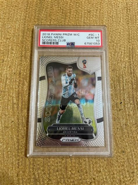 Panini Prizm World Cup Lionel Messi Sc Scorers Club