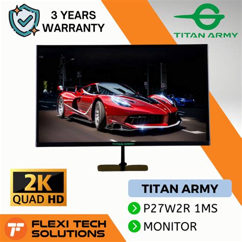 Flexi Tech Titan Army Fast Ips Qhd K Hz Ms Gaming Monitor