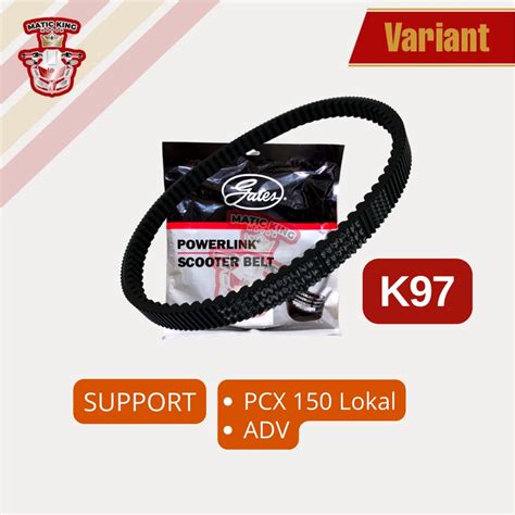 Jual Vanbelt V Belt Fanbelt PCX 150 Lokal CBU Thailand ADV Gates