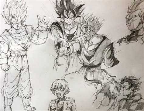 ドラゴンボール「66枚目‼︎善逸アホ毛さんの画像欄からドラゴンボールと鬼滅の刃のイラストを描」こーじの漫画