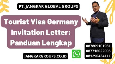 Tourist Visa Germany Invitation Letter Panduan Lengkap Jangkar