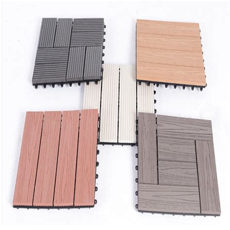 High Quality Anti Uv Wpc Diy Floor Tiles Wood Plastic Composite