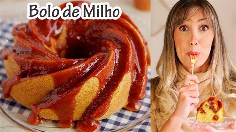 BOLO DE MILHO GOIABADA I Receitas E Temperos YouTube