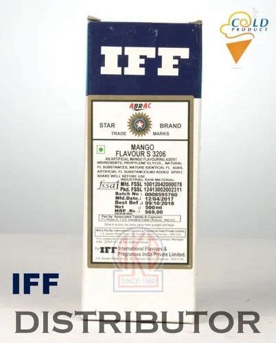 Liquid Mango Flavor Flavour Essence Iff Ml Packaging Type