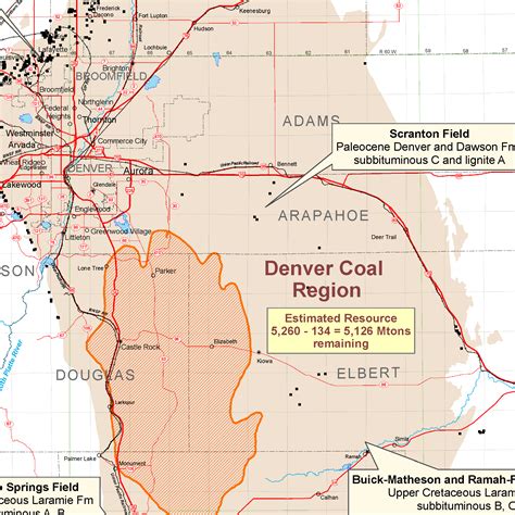 MS-43 Coal Resource Maps of Colorado - Colorado Geological Survey - Colorado Geological Survey