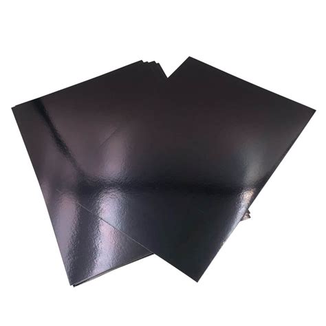 Papel Lamicote Preto A G Pacote Folhas Off Paper Shopee Brasil