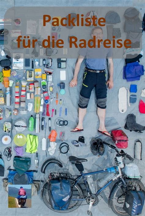 Packliste für Radreisen Fahrradtouren Bikepacking Urlaub Fahrradtour