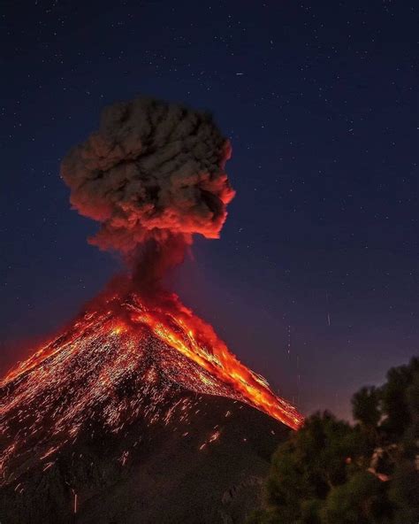 Nature Every Angle On Instagram Volc N De Fuego Guatemala Photo