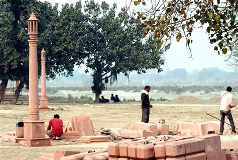 Work In Progress For Park Development At Kudesia Ghat