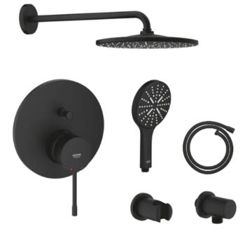 Grohe Essence Zestaw Prysznicowy Podtynkowy Phantom Black Essencekf