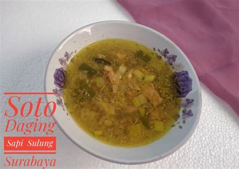 Resep Soto Daging Sapi Sulung Surabaya Oleh Imas Dhapin Cookpad