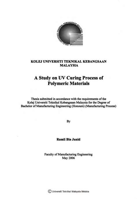 PDF Eprints Utem Edu Myeprints Utem Edu My 7755 1 A Study On UV